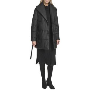 Andrew Marc Womens  Adela Quilted Jacket, Black